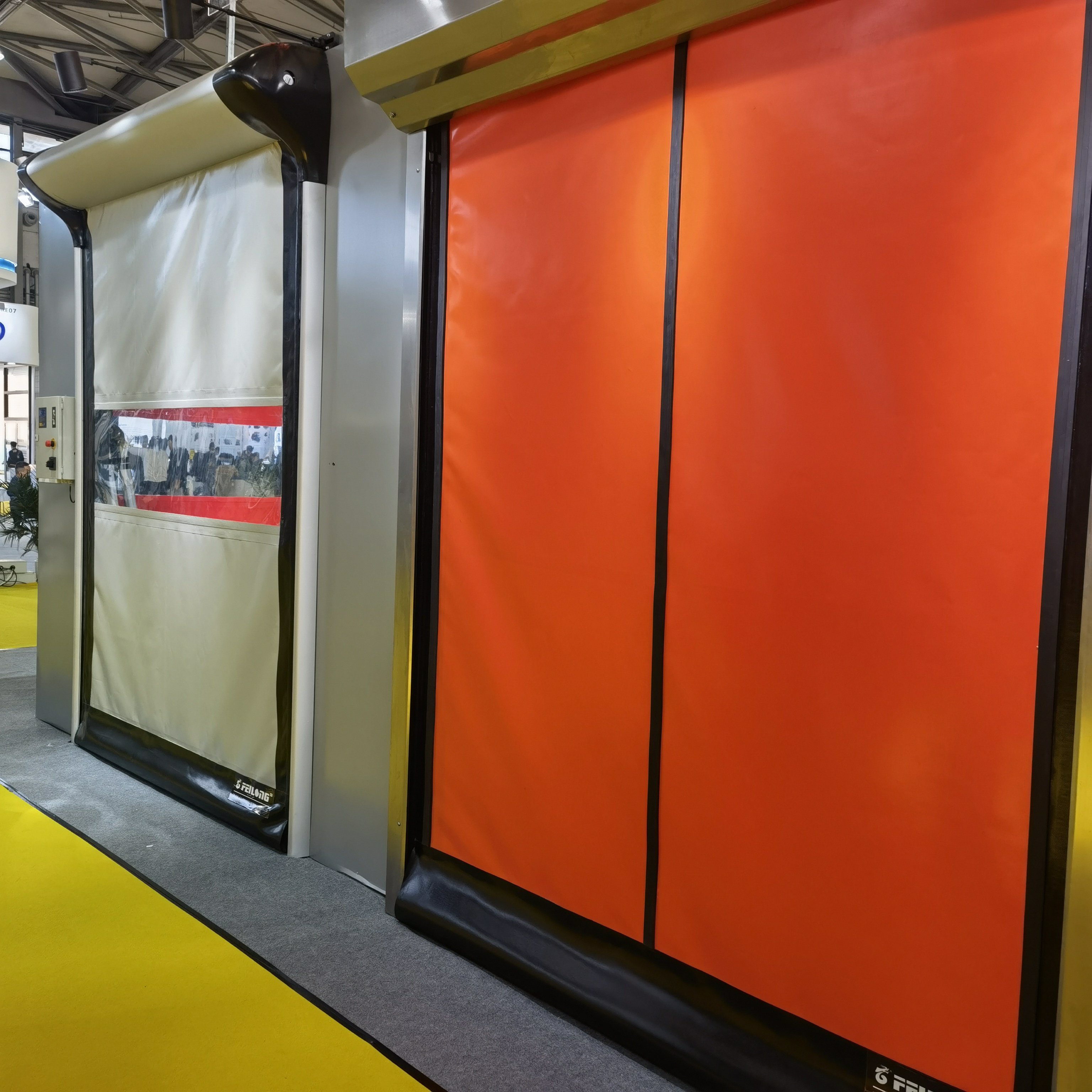 Eco-Friendly Soft Curtain PVC Tarpaulin for Flexible Roll-Up Doors and Building Enclosures